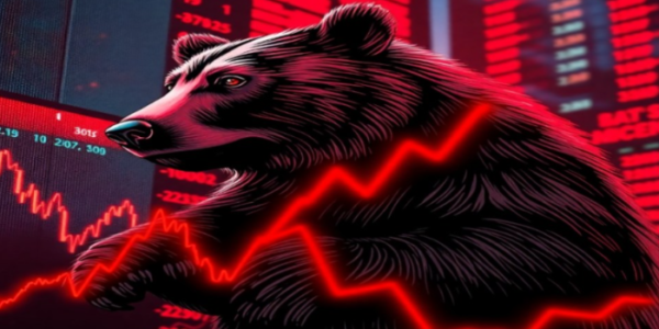Traders monitor stock prices as Sensex plunges 1,300 points and Nifty falls below 24,600 on May 13, 2025.