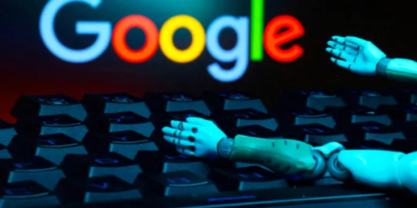 Smartphone displaying Google One interface with cloud storage and AI tools.