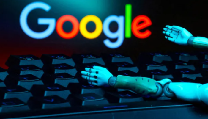Smartphone displaying Google One interface with cloud storage and AI tools.