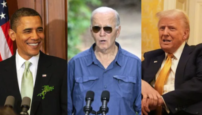 Donald Trump, Barack Obama, and other political leaders express their support for Joe Biden after his cancer diagnosis.