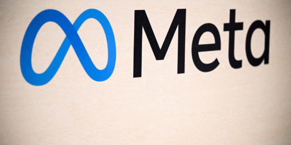 Meta headquarters building with company logo, reflecting legal scrutiny.