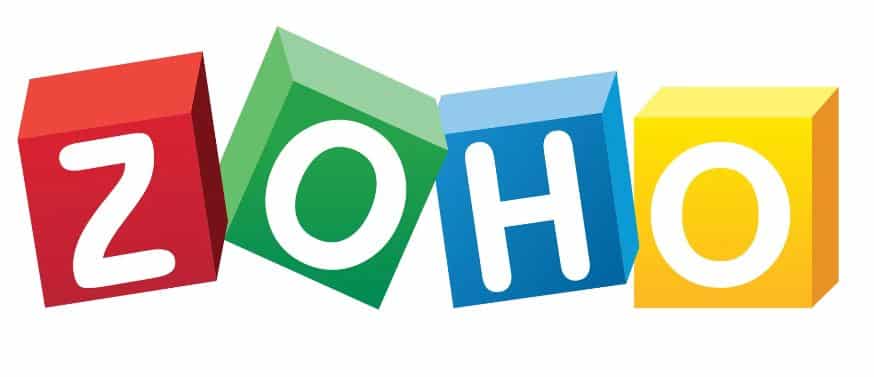 Zoho team collaborating on innovative software solutions in a modern office