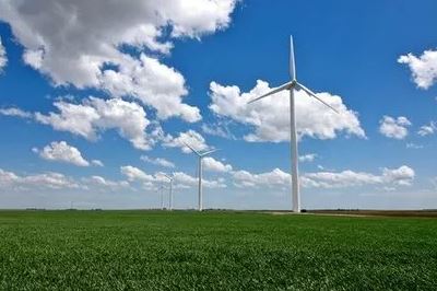 Onshore wind turbines in Europe highlighting concerns over rare turbine fire incidents