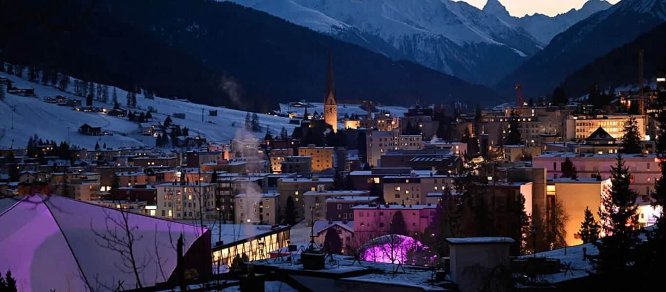 European markets decline amid trade war fears and World Economic Forum discussions in Davos