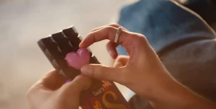 Cadbury Dairy Milk Silk Valentine’s 2026 campaign highlighting human love over AI